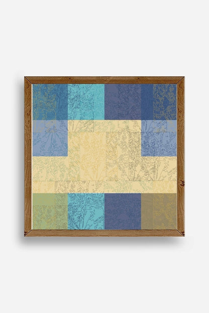 Kare Ahşap Çerçeveli Tablo 42 x 42