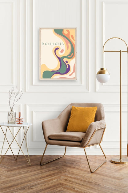 Bauhaus Ahşap Çerçeveli Tablo 23 x 30