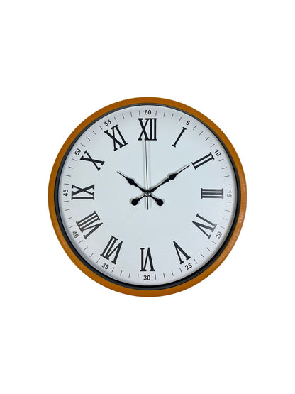 Zentime 36 Cm Turuncu Dekoratif Duvar Saati