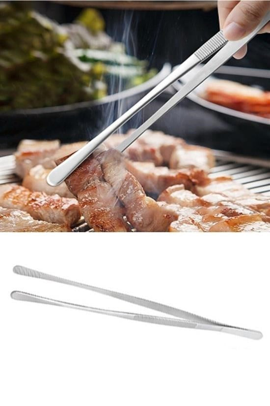 BUFFER®  Yiyecek Servis Maşası Air Fryer  Master Chef Şef Cımbızı Et Kızartma Barbekü Aleti 30 Cm