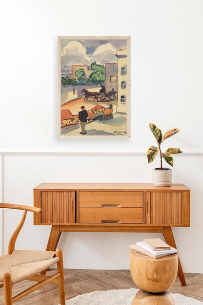 Zolo Palugyay Ahşap Çerçeveli Tablo 30 x 42