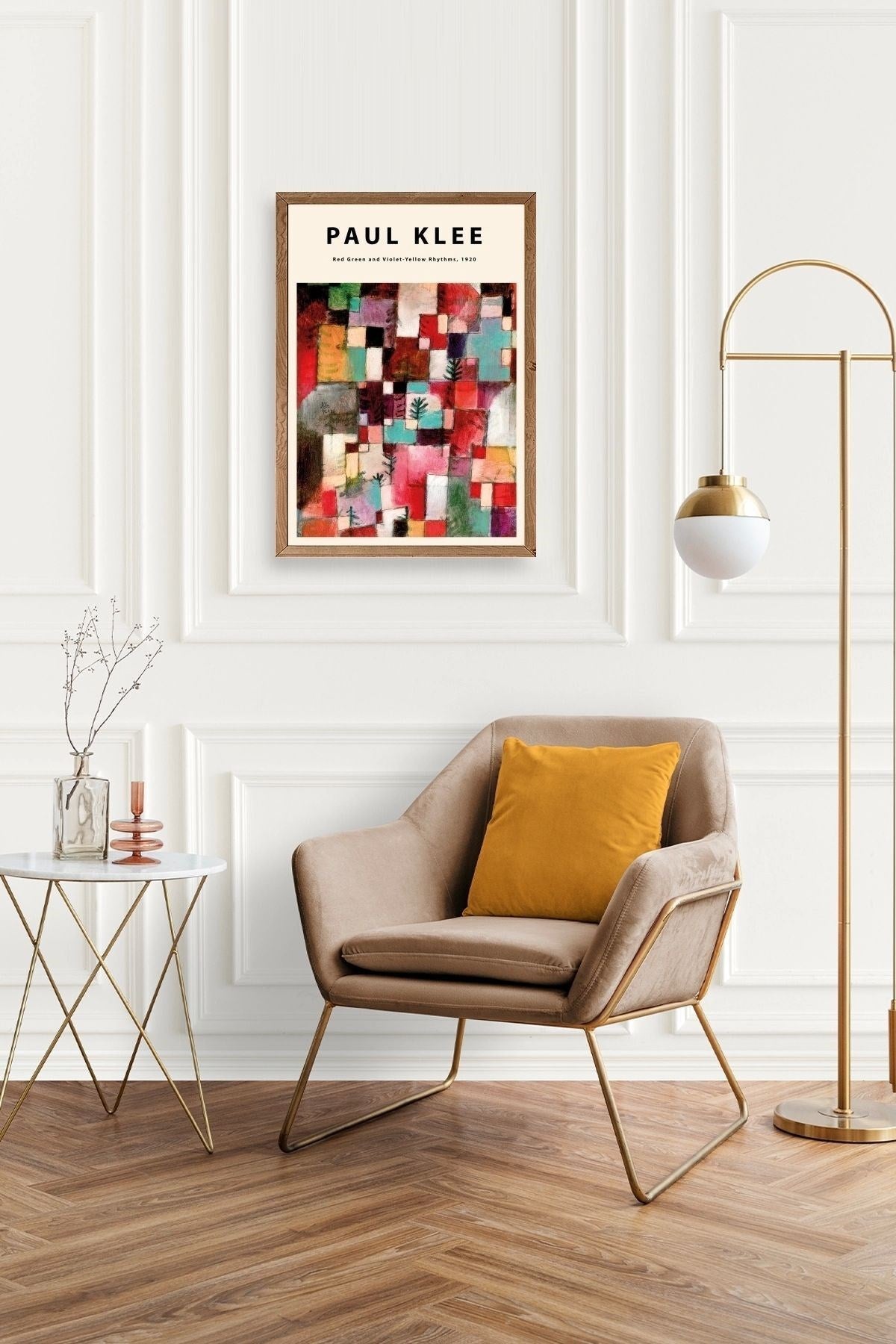 Paul Klee Ahşap Çerçeveli Tablo 50 x 70