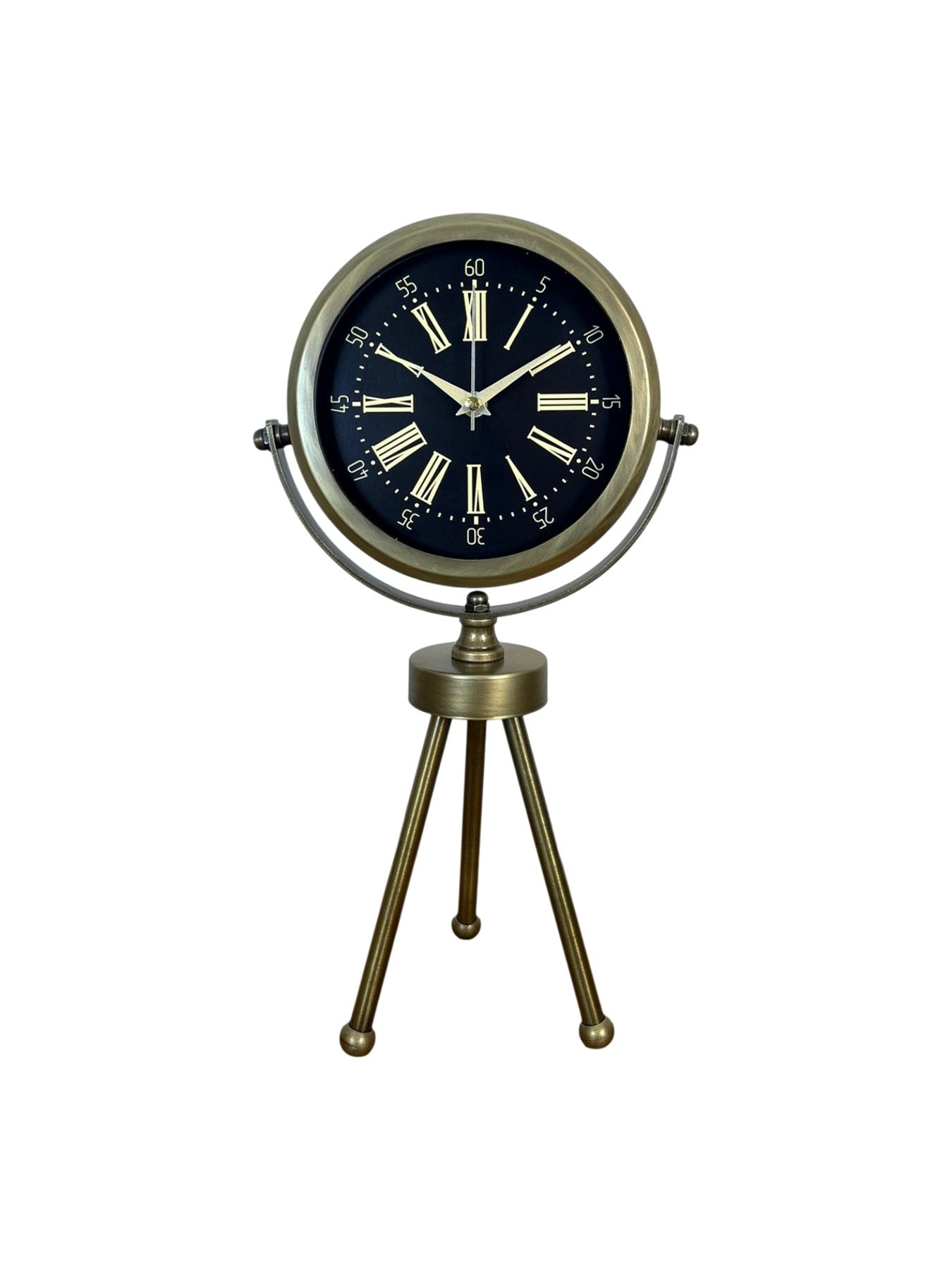 Zentime Eskitme Vintage Üç Ayaklı Duvar Saati