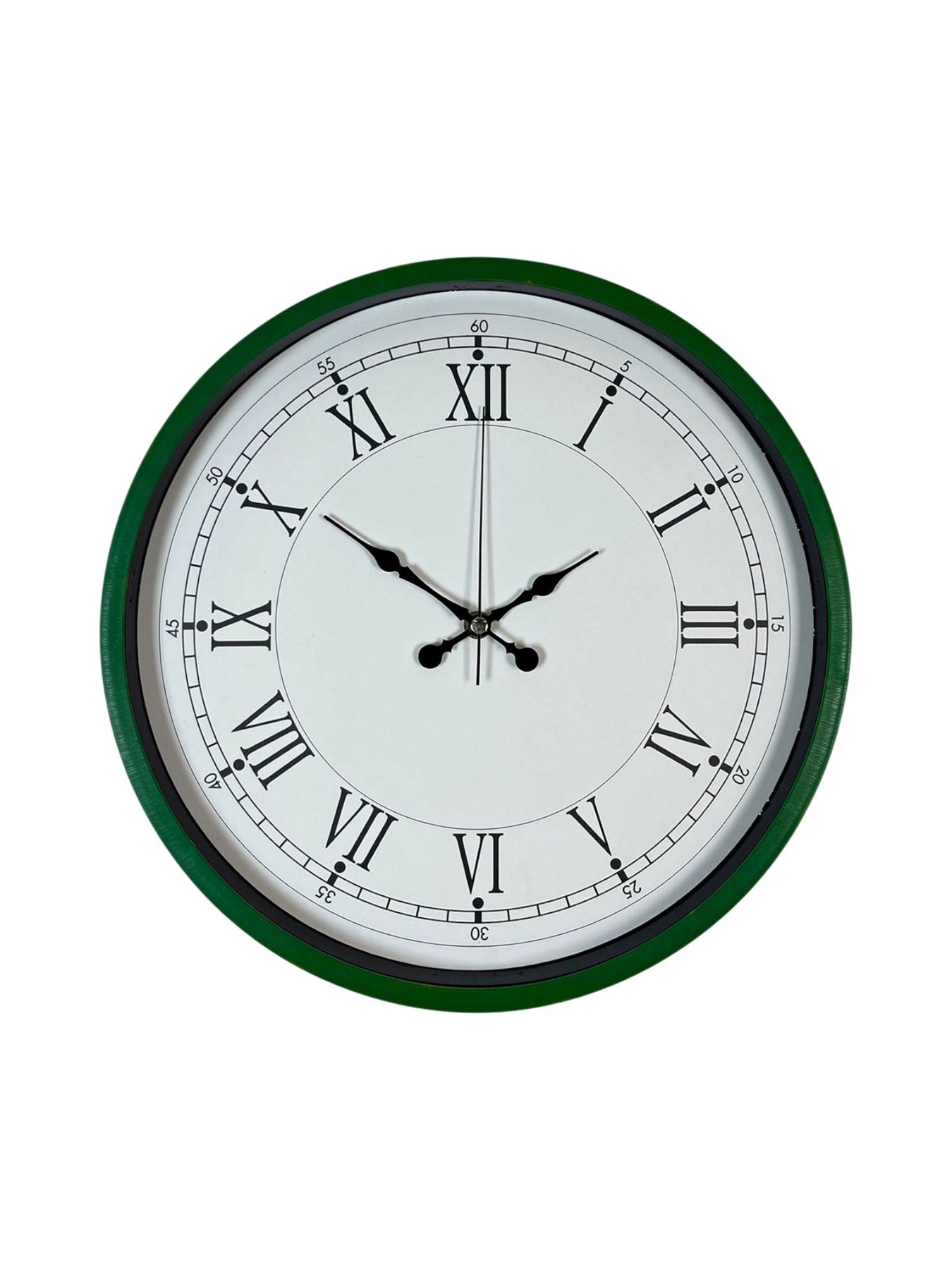 Zentime 36 Cm Yeşil Dekoratif Duvar Saati