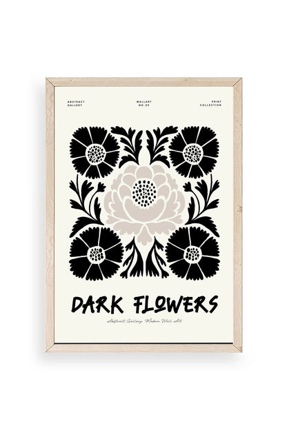 Çiçek Ahşap Çerçeveli Tablo 30 x 42