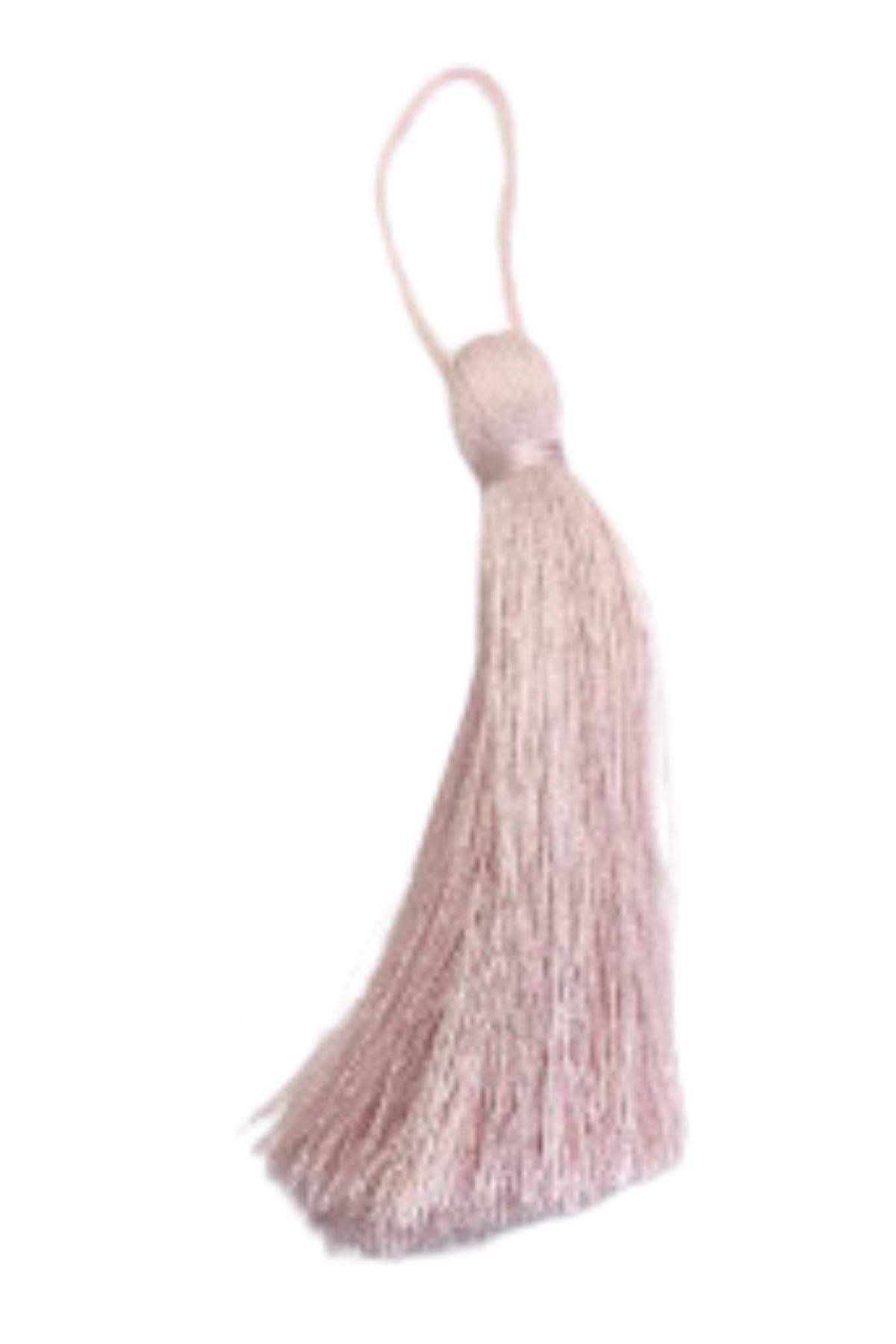 Püskül Tekli 10 cm 1 Adet Toz Pembe