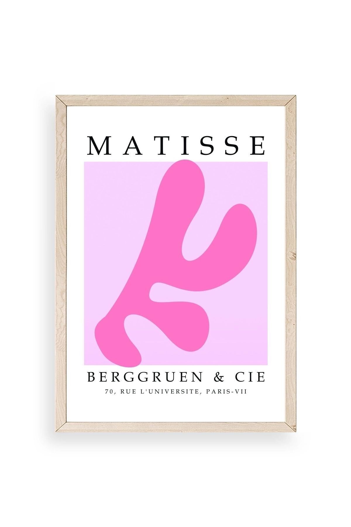 Fransız Ahşap Çerçeveli Tablo 50 x 70