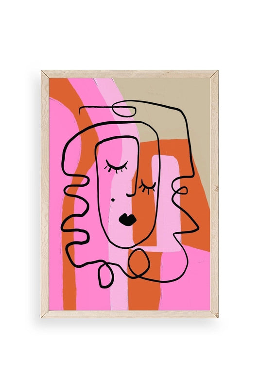 Motto Ahşap Çerçeveli Tablo 23 x 30