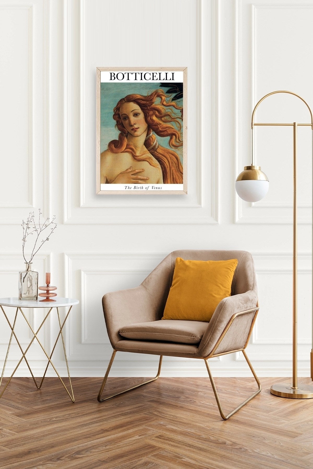 Botticelli Ahşap Çerçeveli Tablo 50 x 70