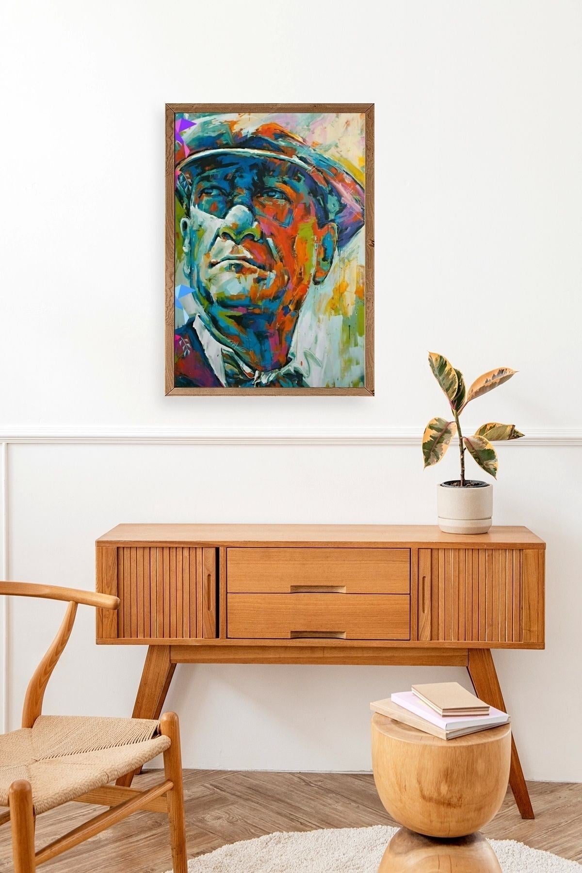Atatürk Ahşap Çerçeveli Tablo 17 x 23