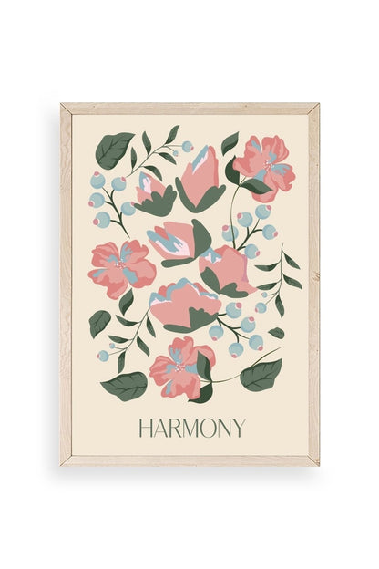 Harmony Ahşap Çerçeveli Tablo 17 x 23