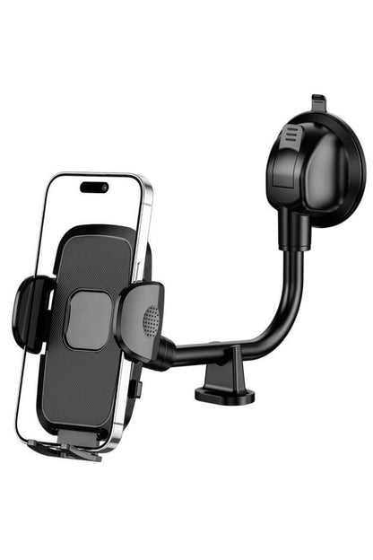 BUFFER® Ayarlanabilir Vakum Kilitli Cam Ve Torpidoya Takılabilen Telefon Tutucu
