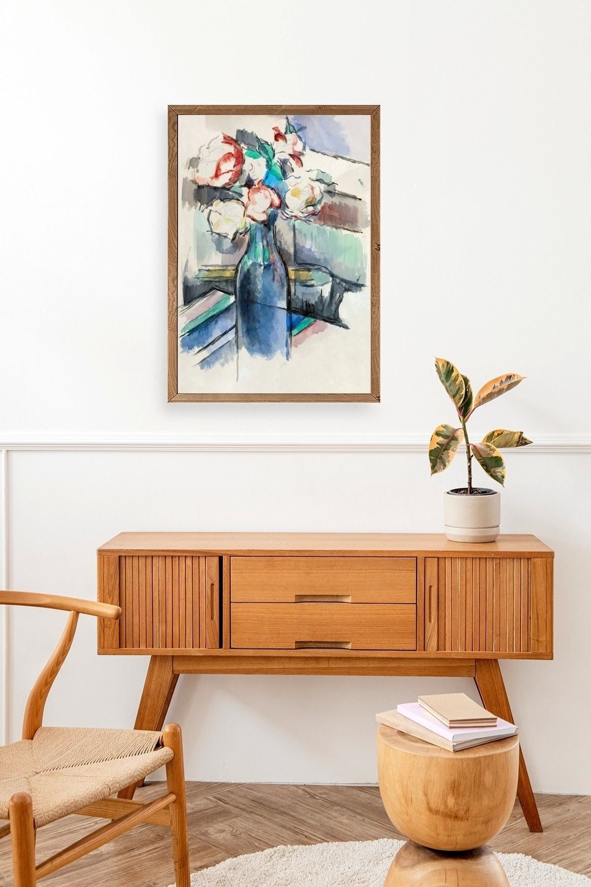 Paul Cézanne Ahşap Çerçeveli Tablo 30 x 42