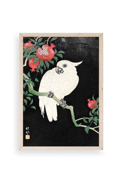 Ohara Koson Ahşap Çerçeveli Tablo 50 x 70