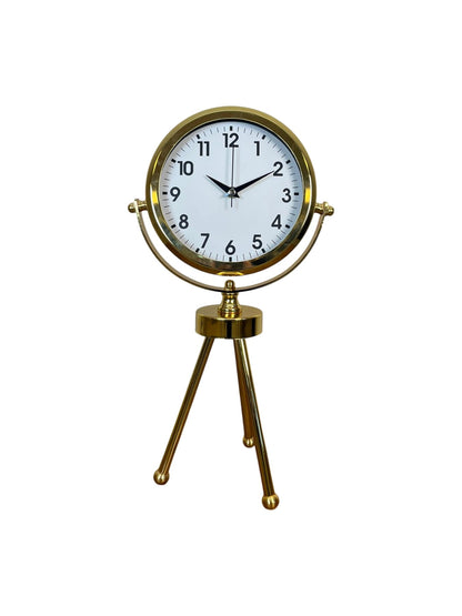 Zentime Gold Lüks Üç Ayaklı Masa Saati