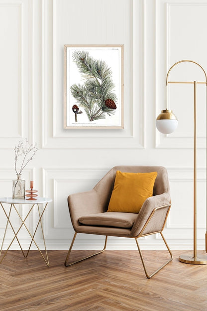 Çam Ahşap Çerçeveli Tablo 17 x 23