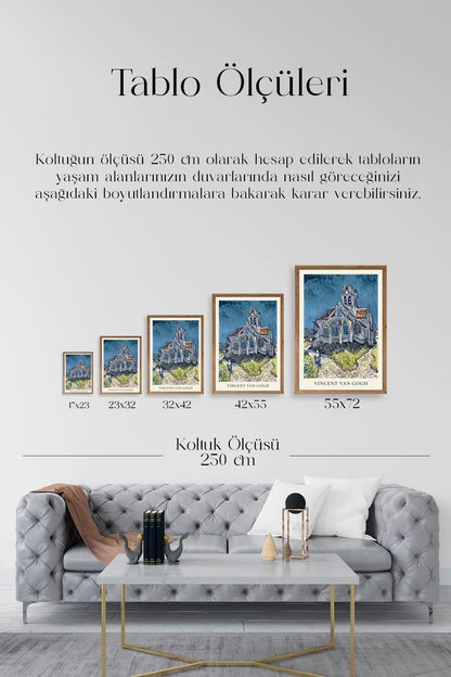 Van Gogh Ahşap Çerçeveli Tablo 23 x 30