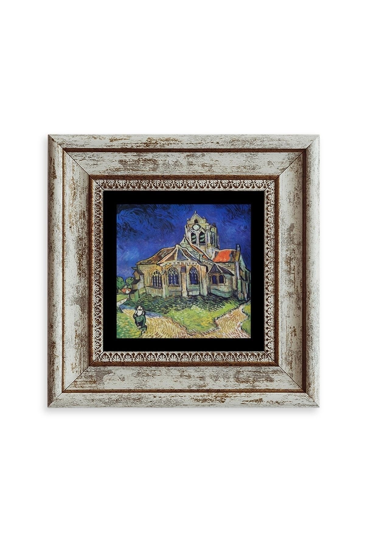 Van Gogh Çerçeveli Taş Tablo 20 cm