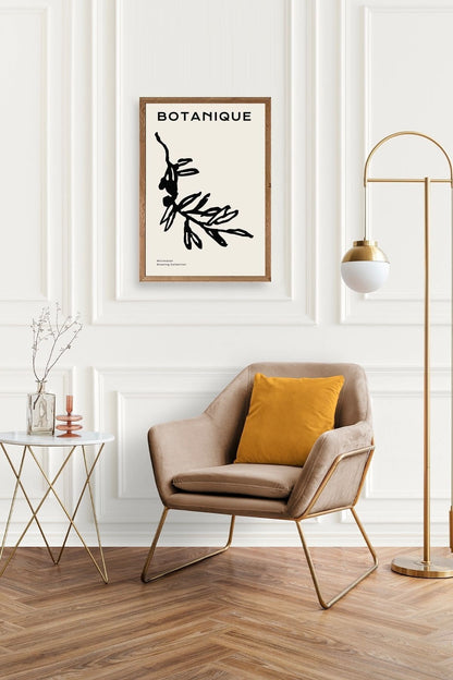 Yaprak Ahşap Çerçeveli Tablo 30 x 42