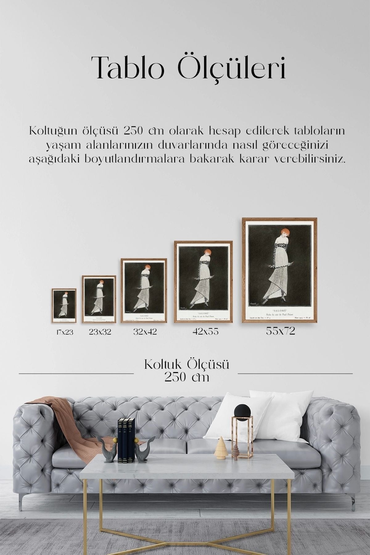 Bon Ton Ahşap Çerçeveli Tablo 50 x 70