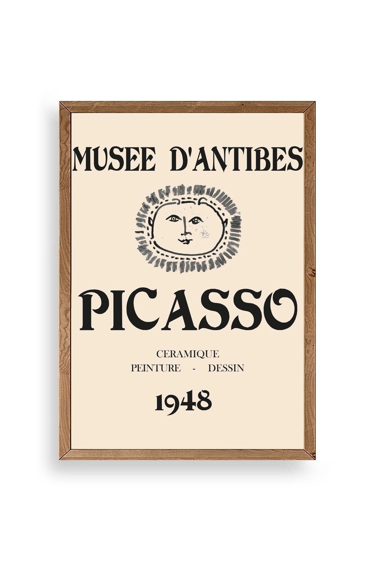 Picasso Ahşap Çerçeveli Tablo 30 x 42