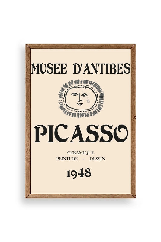 Picasso Ahşap Çerçeveli Tablo 30 x 42