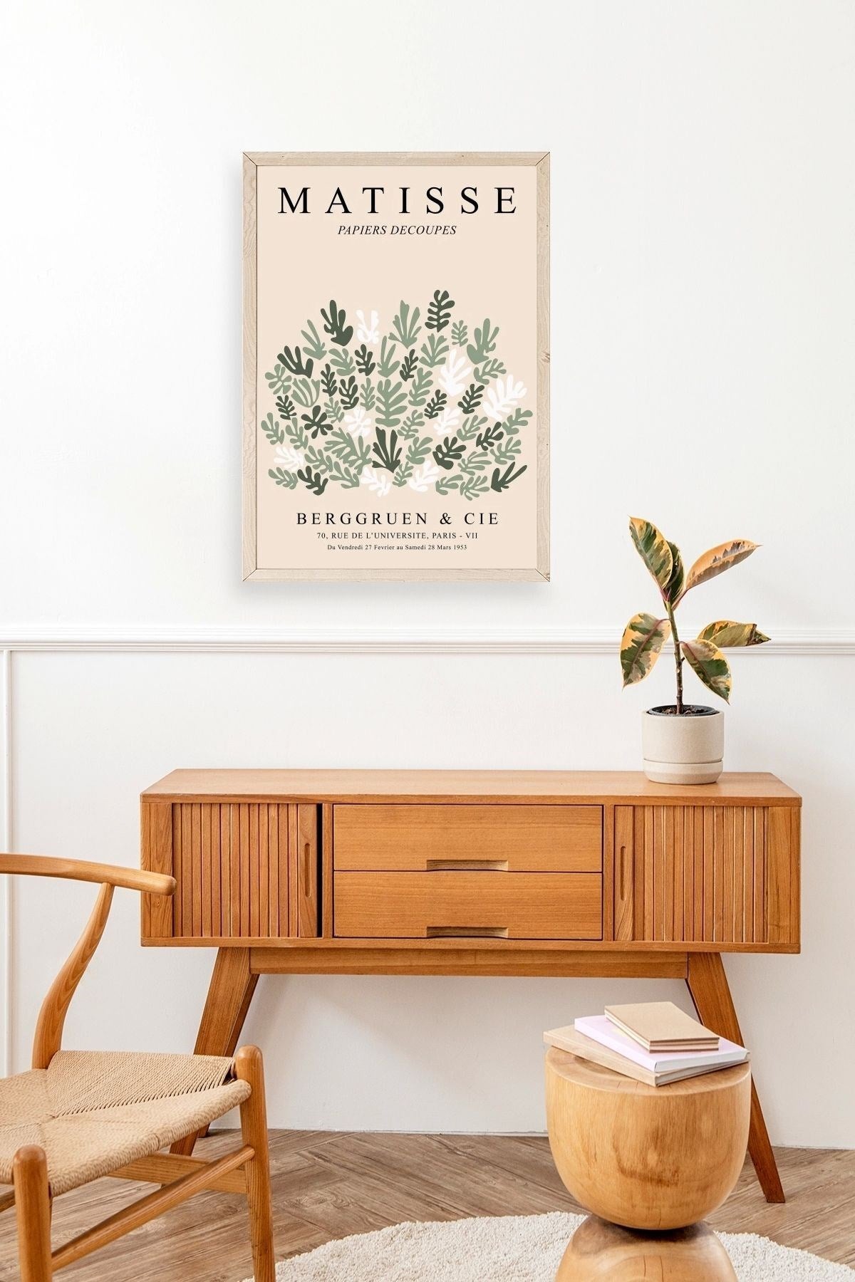 Matisse Ahşap Çerçeveli Tablo 50 x 70