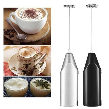 BUFFER® El Çırpıcısı Pilli Mini Portatif Mutfak Mikseri Köpürtme Aleti