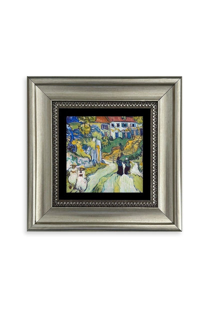 Van Gogh Çerçeveli Taş Tablo 20 cm