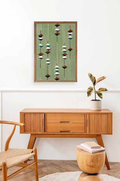 Furuya Korin Ahşap Çerçeveli Tablo 23 x 30