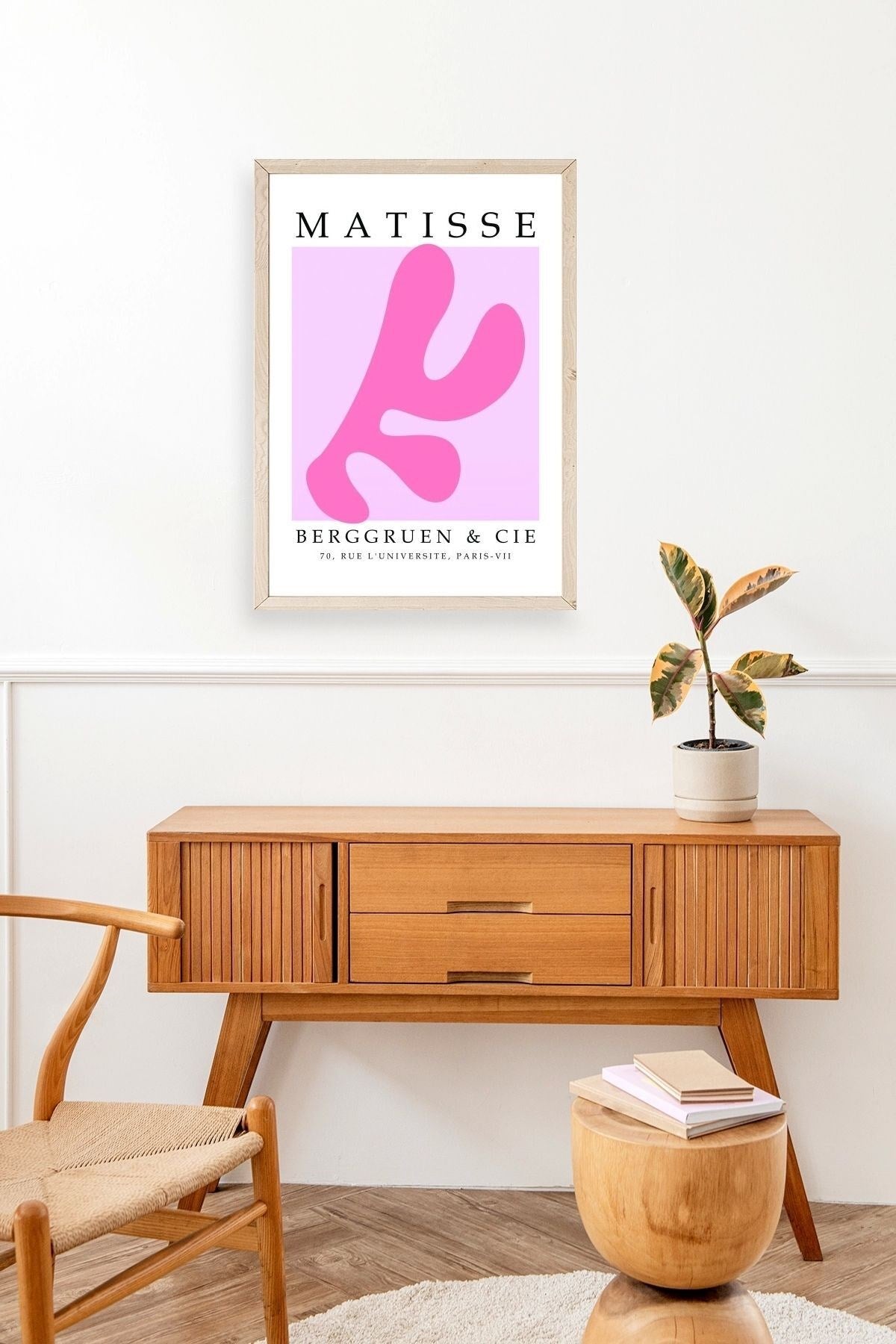 Fransız Ahşap Çerçeveli Tablo 50 x 70