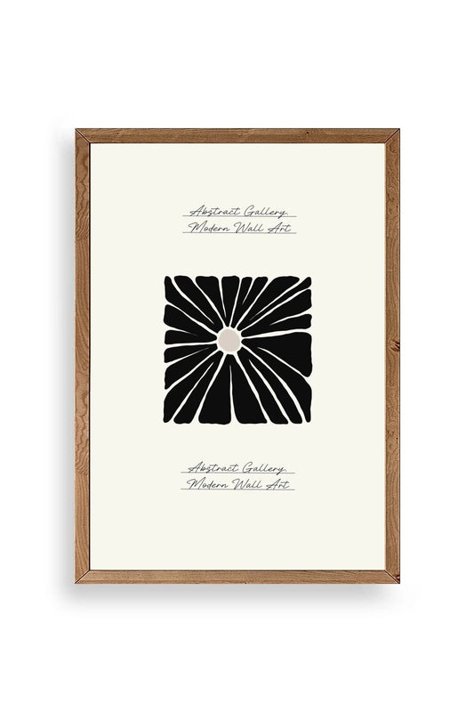 Çiçek Ahşap Çerçeveli Tablo 30 x 42