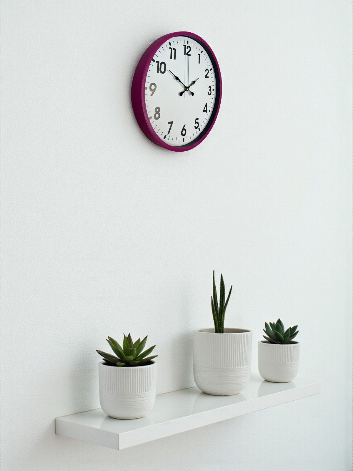 Zentime 36 Cm Pembe Dekoratif Duvar Saati