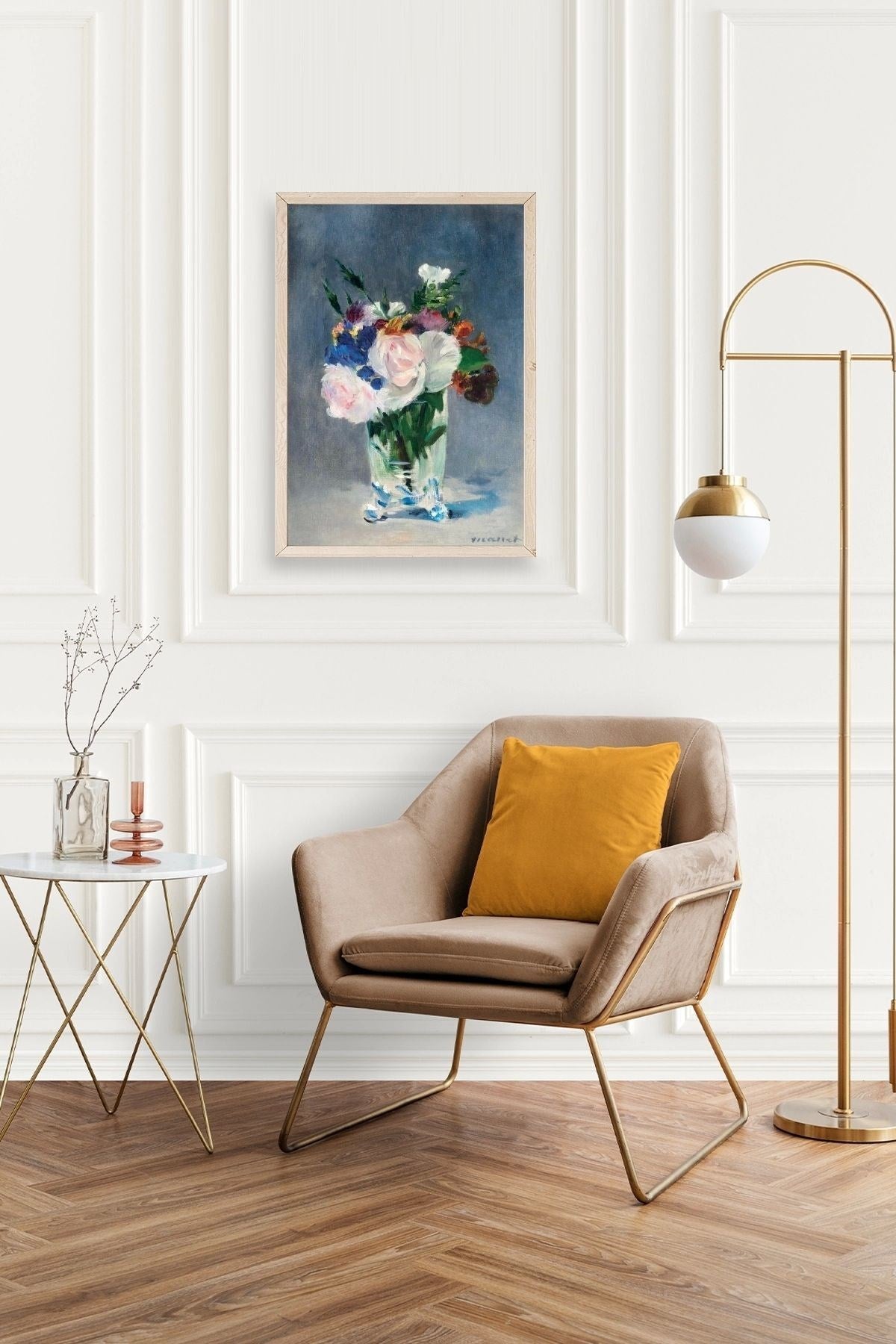 Manet Ahşap Çerçeveli Tablo 30 x 42