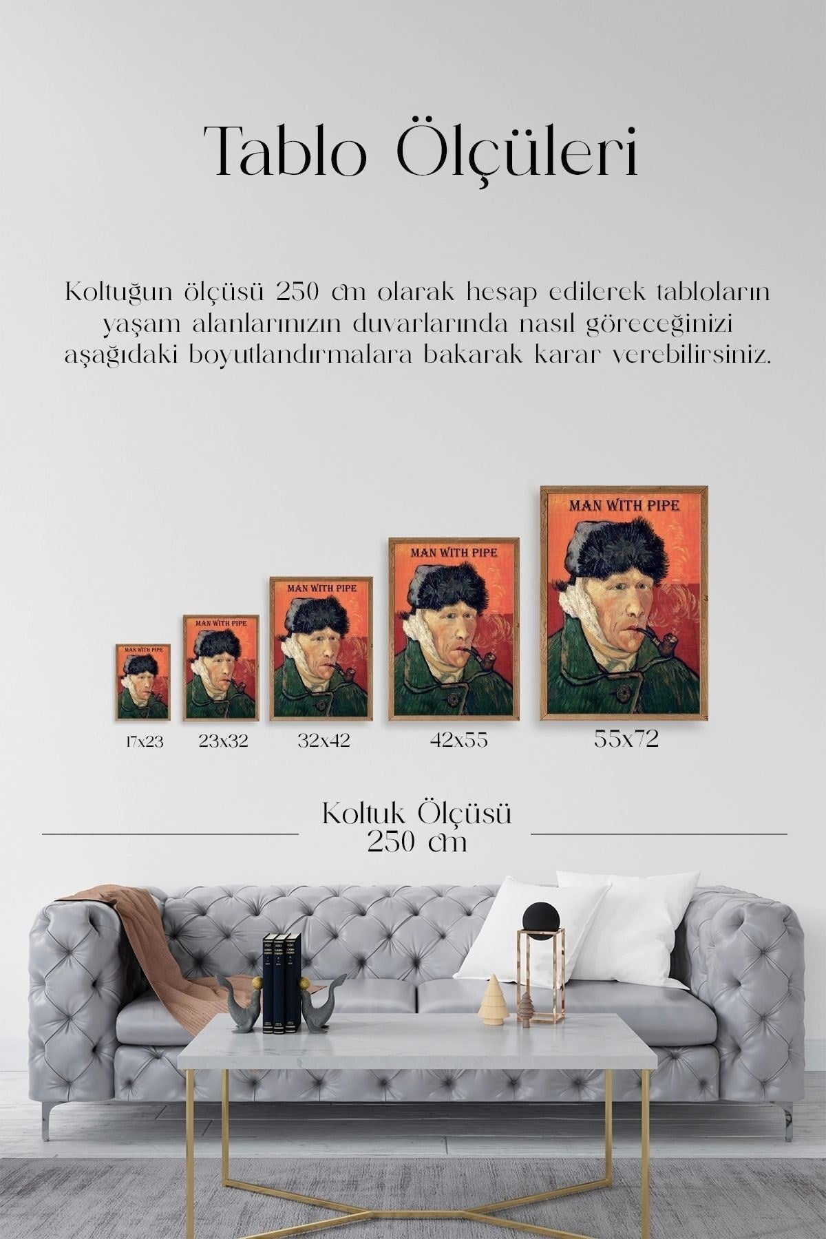 Van Gogh Ahşap Çerçeveli Tablo 30 x 42