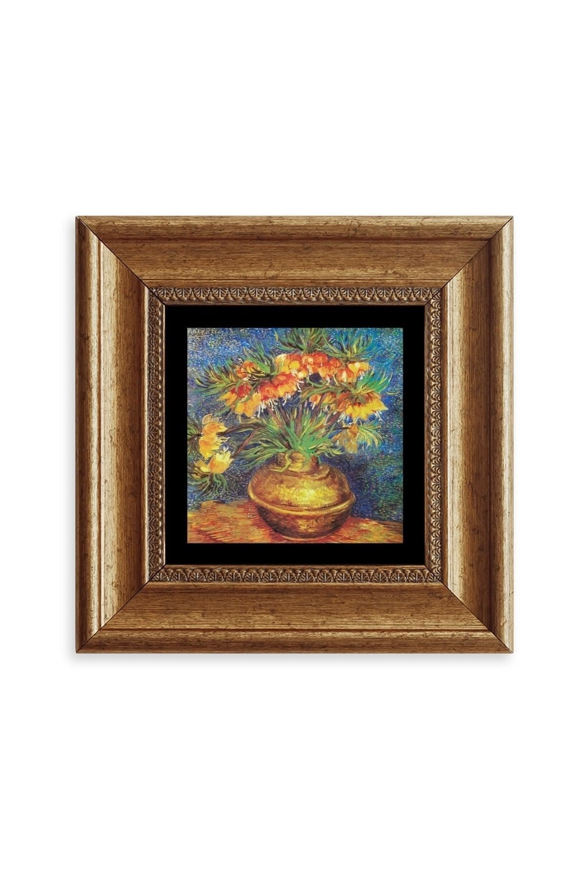 Van Gogh Çerçeveli Taş Tablo 20 cm