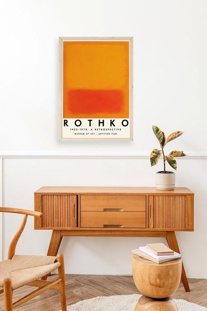 Rothko Ahşap Çerçeveli Tablo 50 x 70