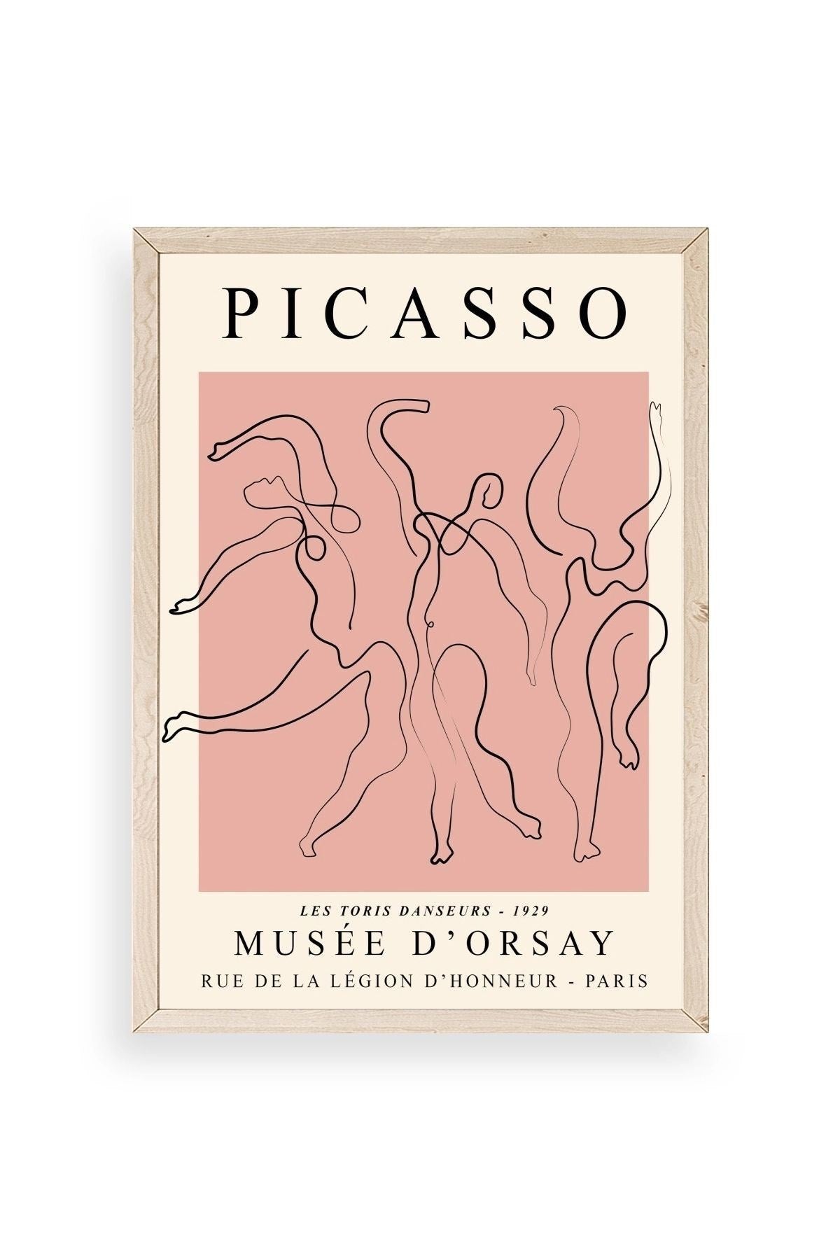 Picasso Ahşap Çerçeveli Tablo 30 x 42