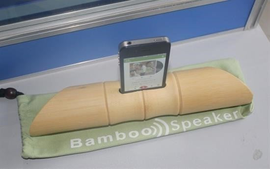 BUFFER® 6 x 1 cm Girişli Kılıflı Bambu Ağacı Akustik Ses Yükseltici Aparat