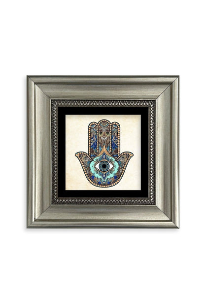 Fatma Ana Eli Çerçeveli Taş Tablo 20 cm