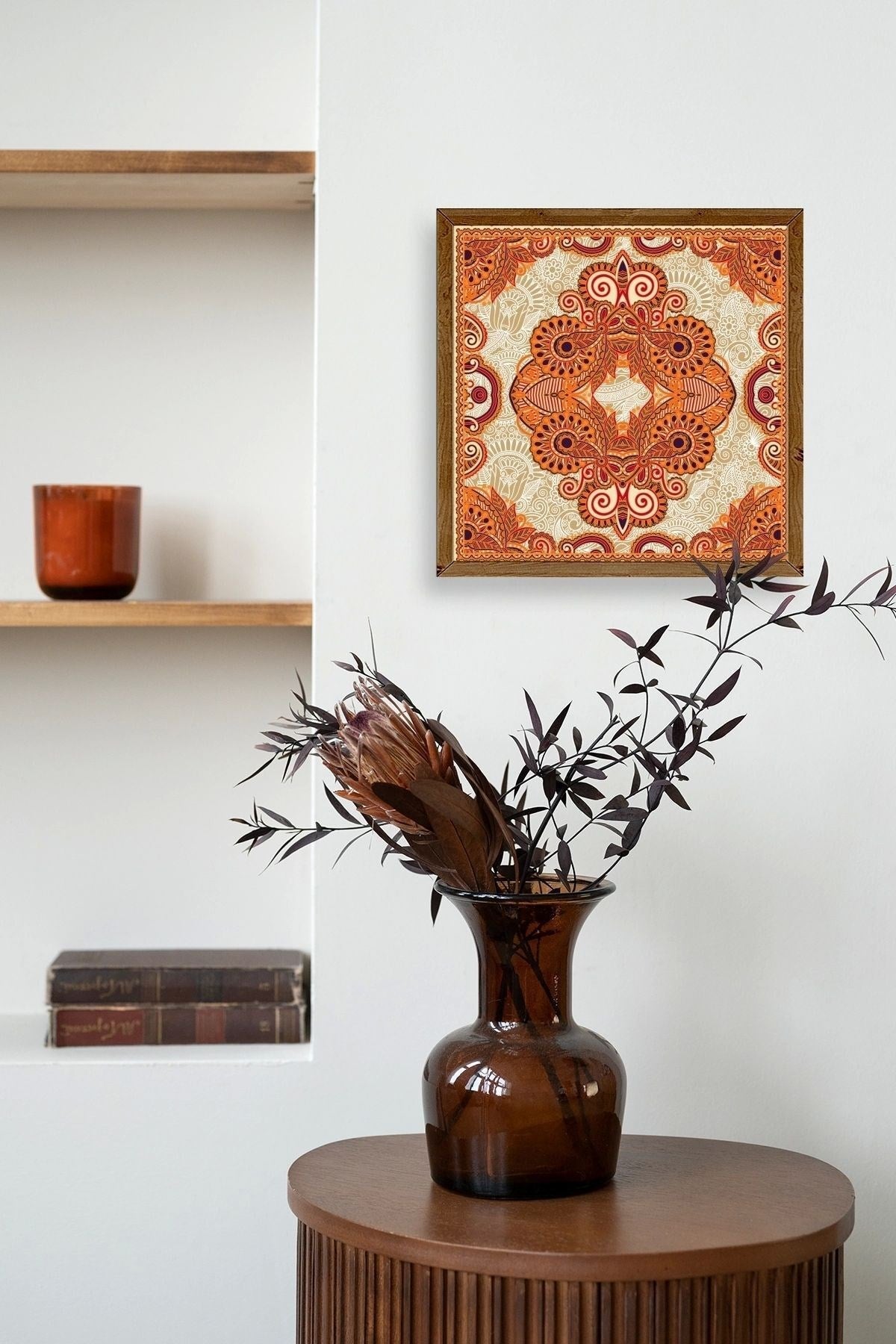 Motif Ahşap Çerçeveli Tablo 23 x 23