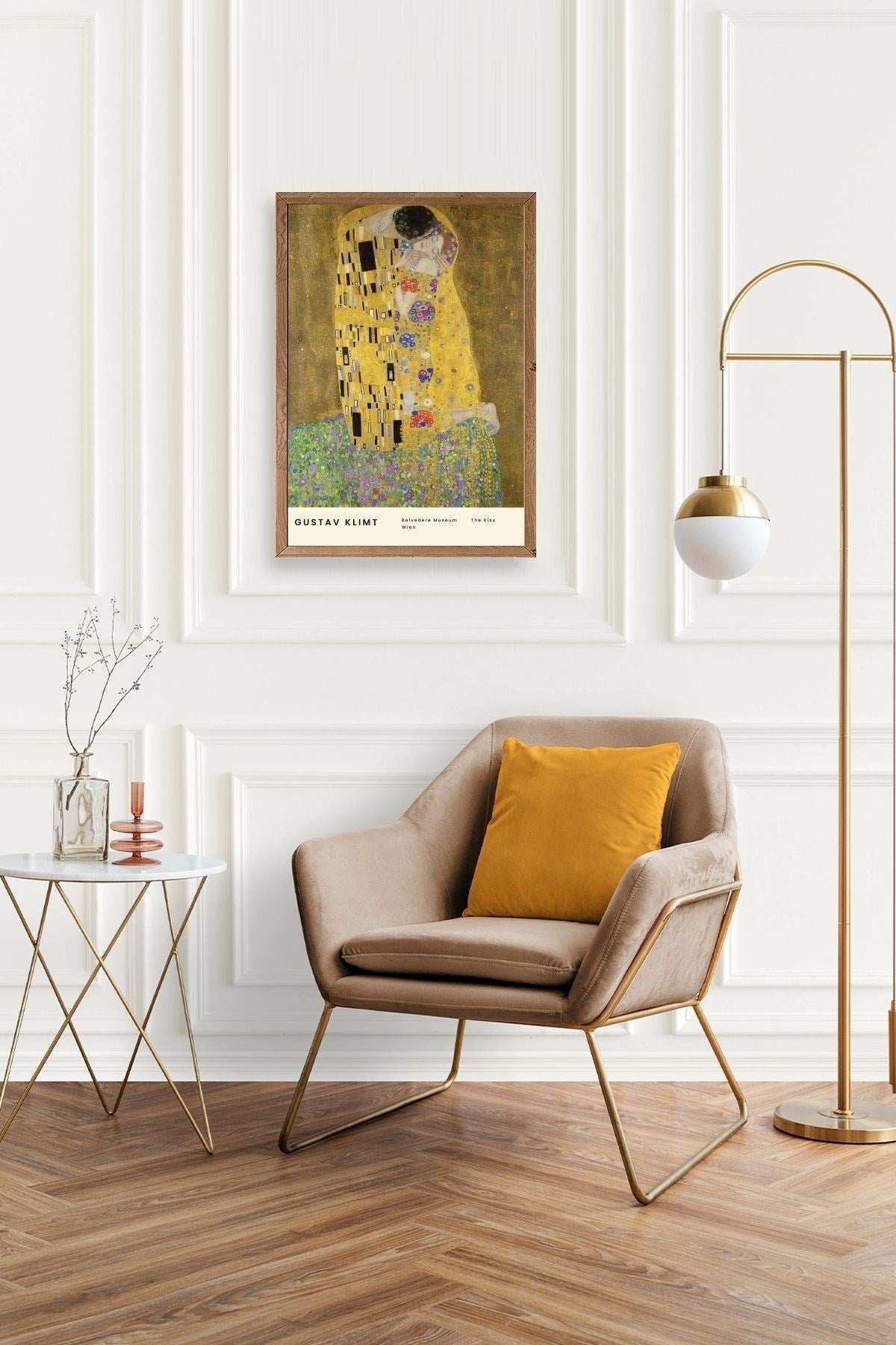 Gustav Klimt Ahşap Çerçeveli Tablo 17 x 23