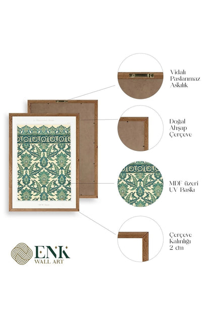 Sieele Ahşap Çerçeveli Tablo 50 x 70