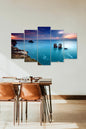 Deniz Manzarası 5 Parçalı Mdf Tablo 60 x 100