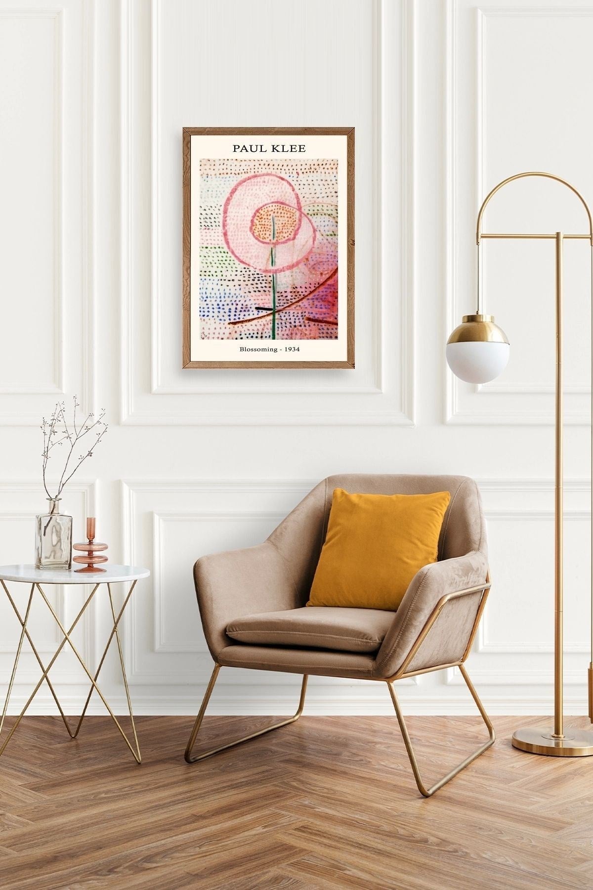 Paul Klee Ahşap Çerçeveli Tablo 30 x 42