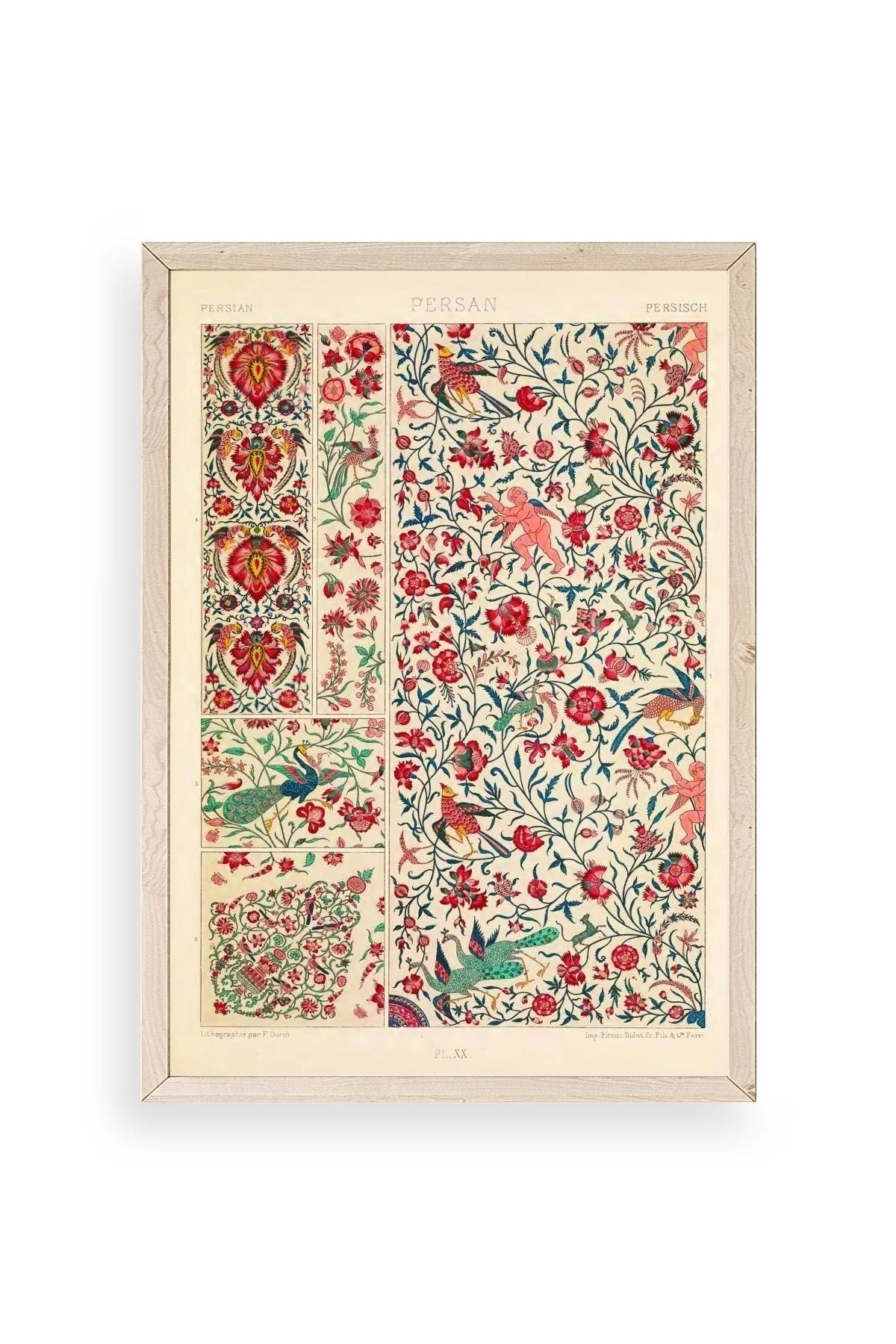 Desen Ahşap Çerçeveli Tablo 23 x 30