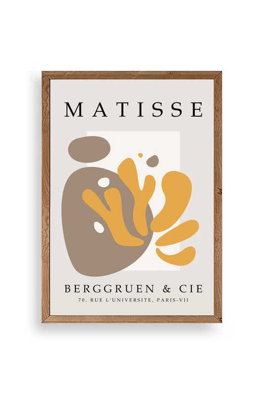 Modern Ahşap Çerçeveli Tablo 30 x 42