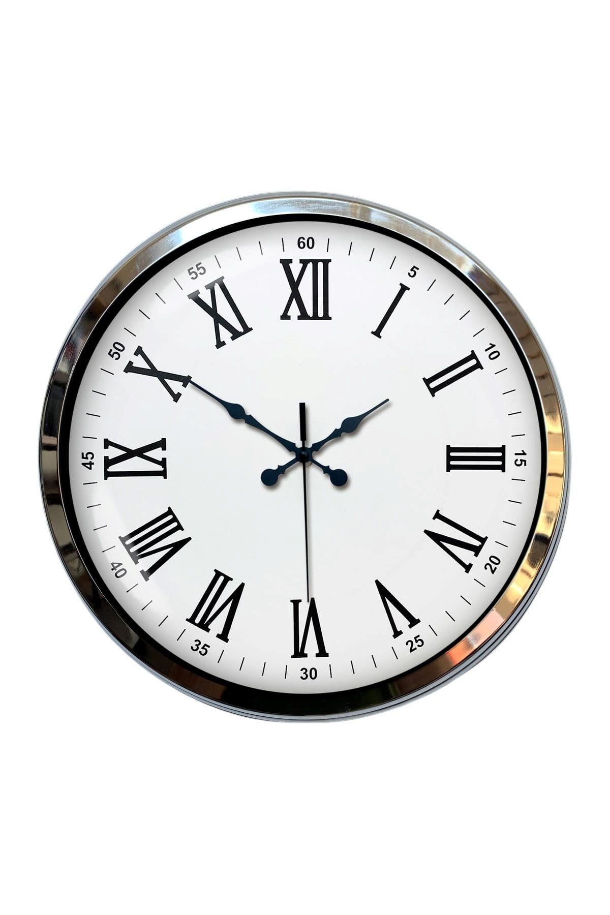 Zentime 40 Cm Krom Elegance Duvar Saati