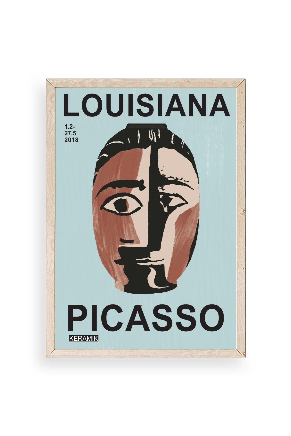 Picasso Ahşap Çerçeveli Tablo 30 x 42