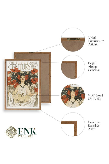 Joseph Christian Leyend Ahşap Çerçeveli Tablo 30 x 42